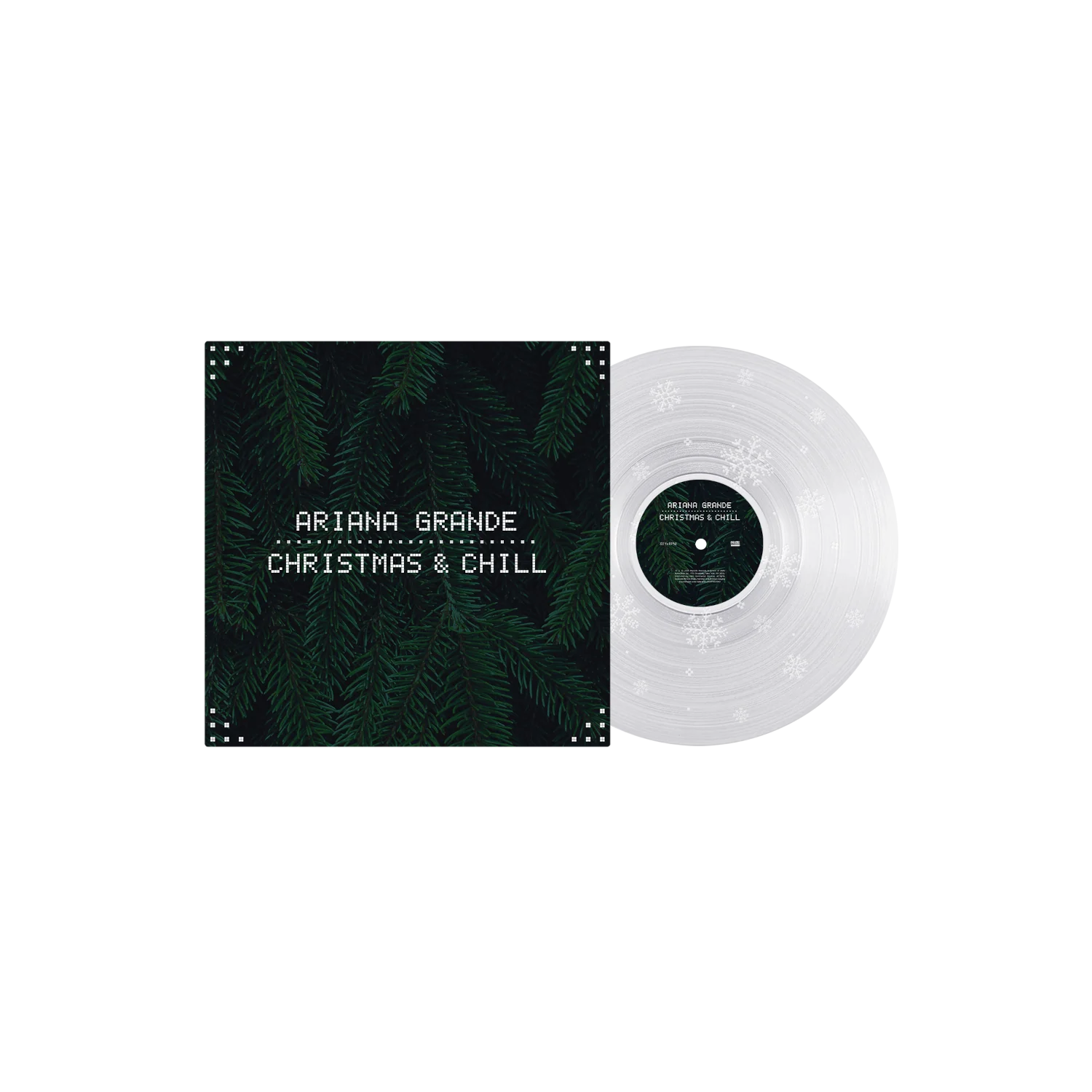 christmas & chill 10th anniversary edition lp (clear w/ snowflake etching)