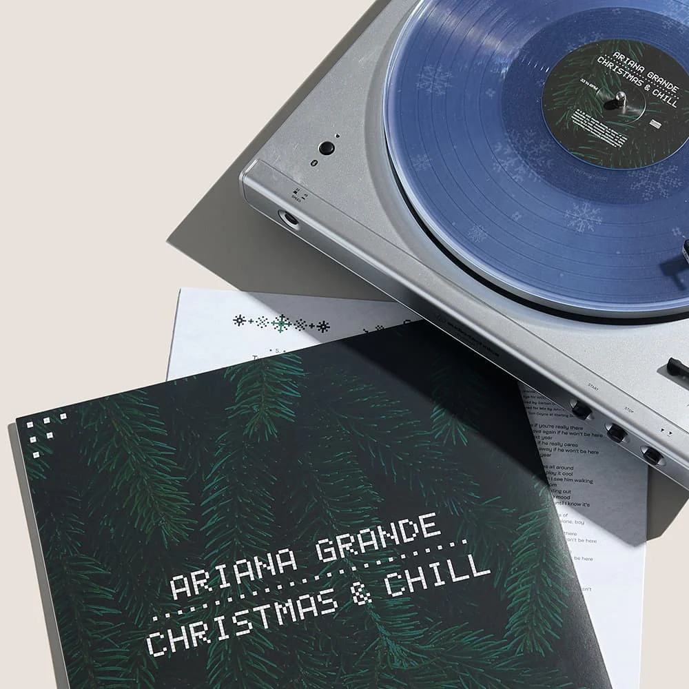 christmas & chill 10th anniversary edition lp (clear w/ snowflake etching) - Image 2