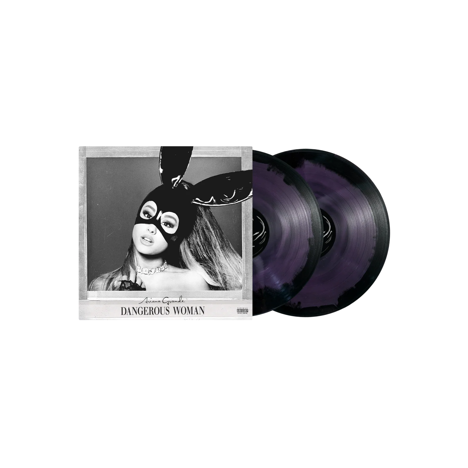 dangerous woman 2lp (purple & black swirl)
