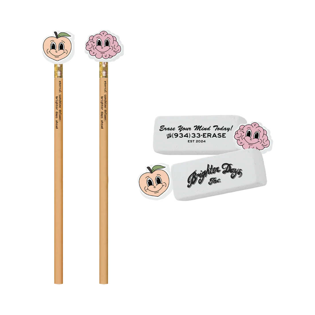 Brighter Days Pencil and Eraser Set