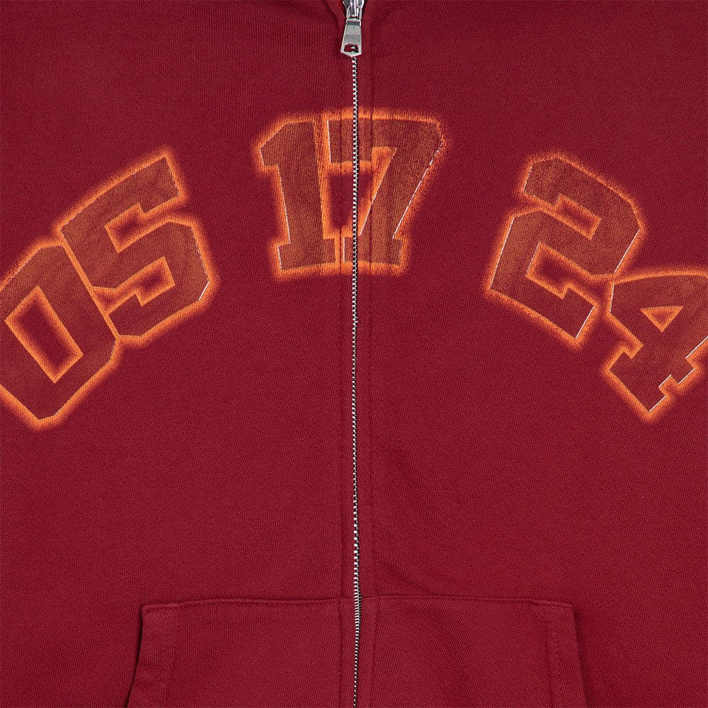 Encore Red Zip Hoodie - Image 2