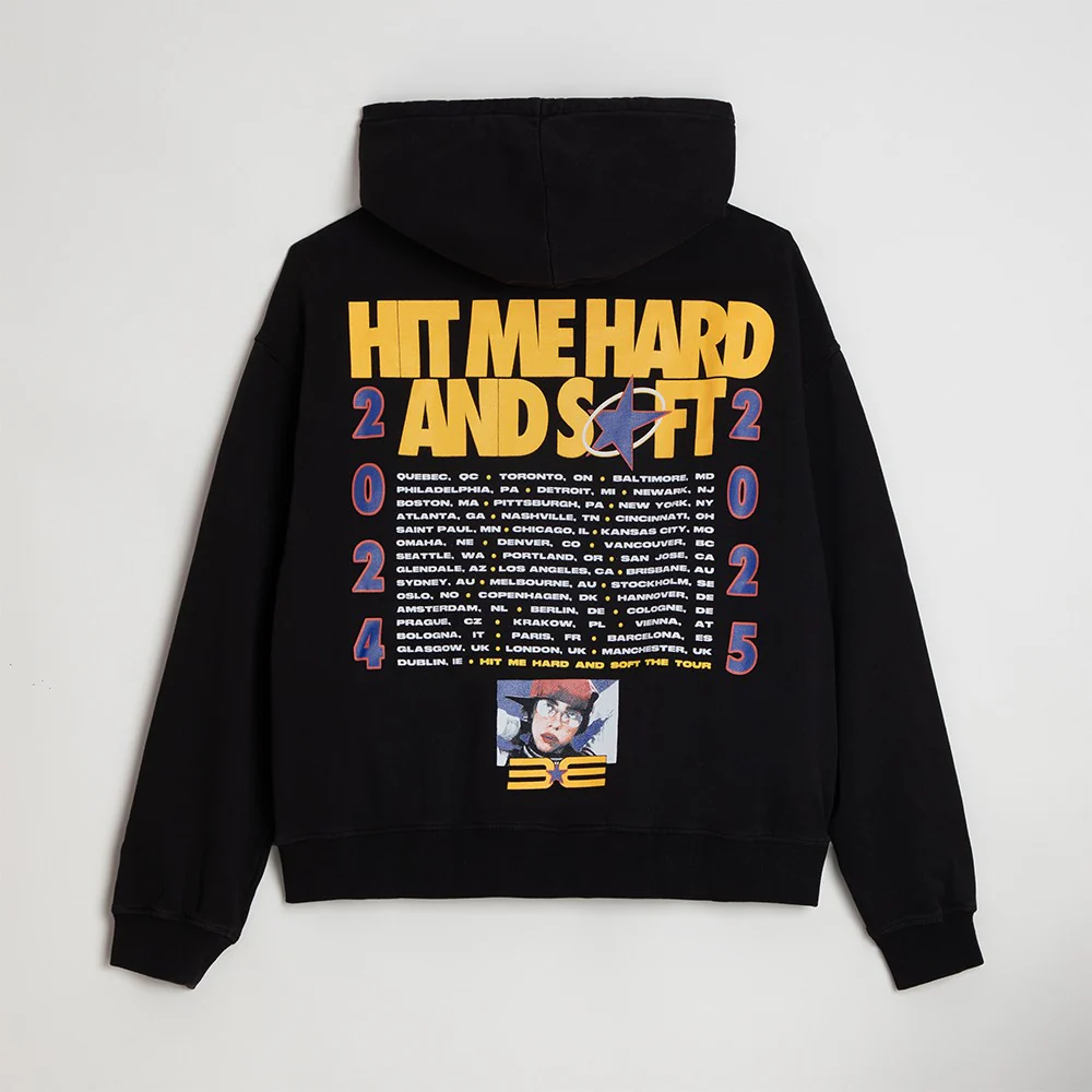 HIT ME HARD AND SOFT WORLD TOUR Pullover Hoodie - Image 3