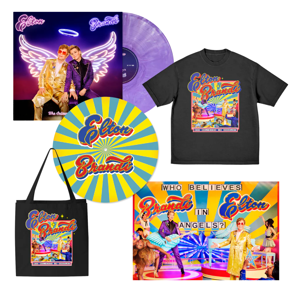 Store Exclusive Purple Marble Vinyl + Album Cover Black T-Shirt + Litho Print + Tote Bag + Slipmat