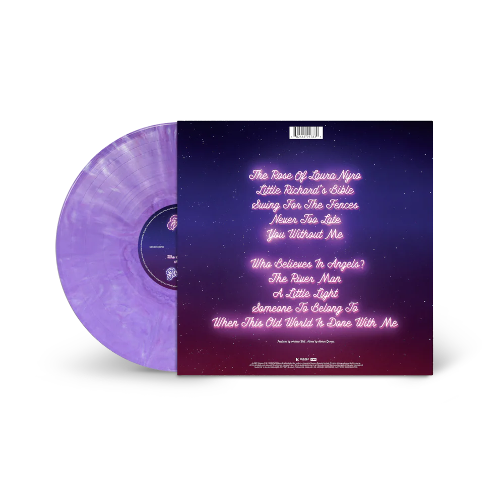 Store Exclusive Purple Marble Vinyl + Album Cover Black T-Shirt + Litho Print + Tote Bag + Slipmat - Image 4
