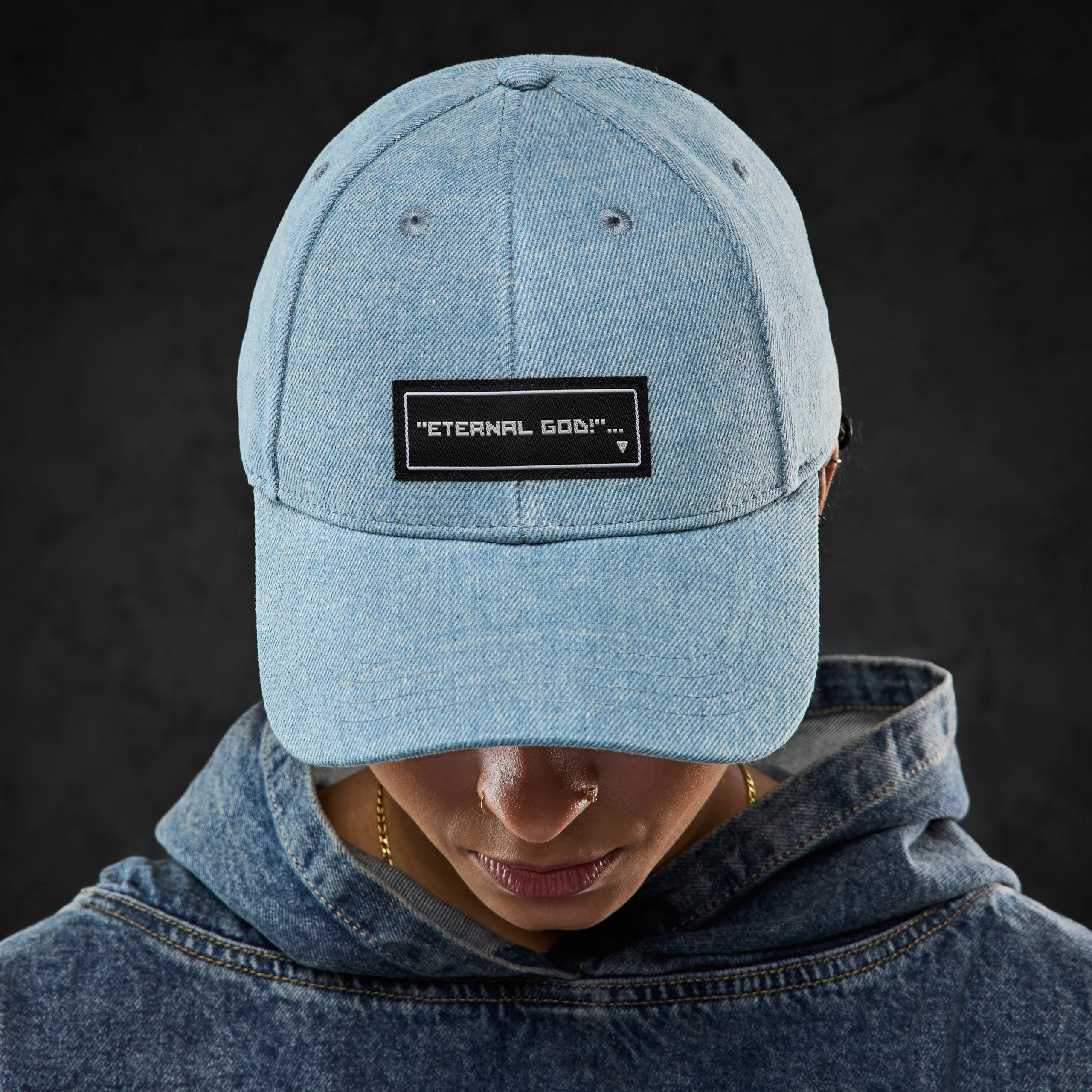 Denim Cap - Image 6