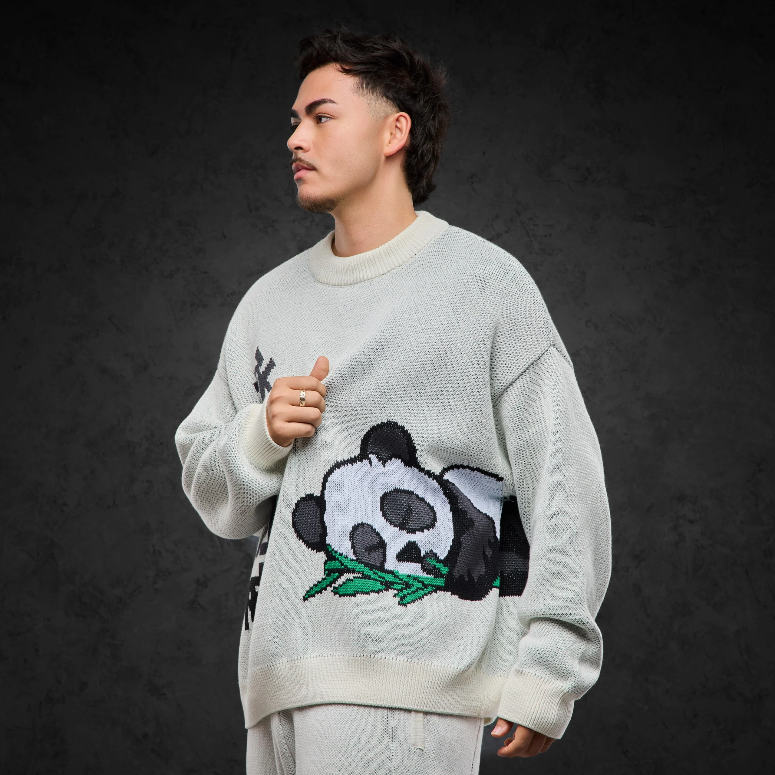Patch Knit Sweater - Image 5