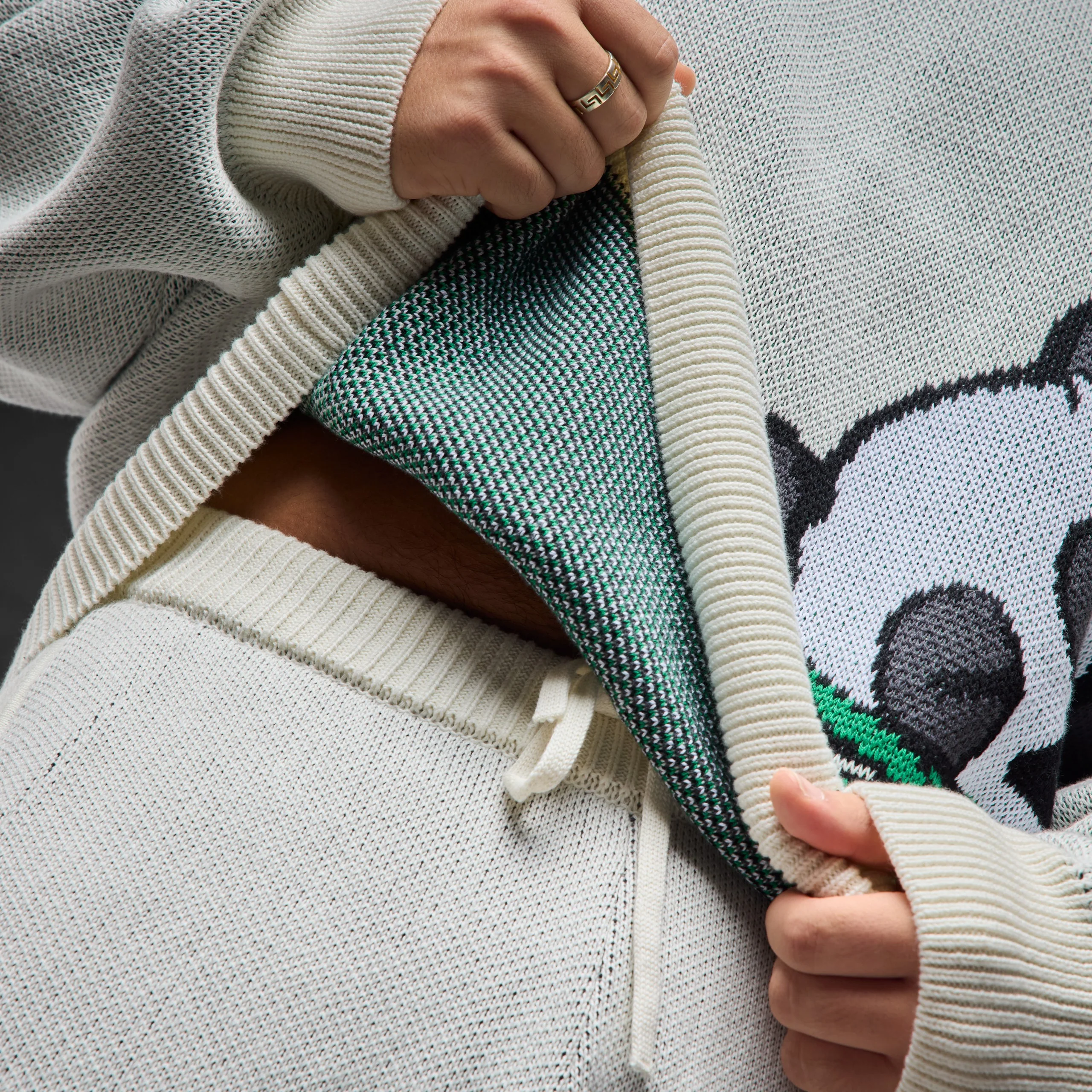 Patch Knit Sweater - Image 9