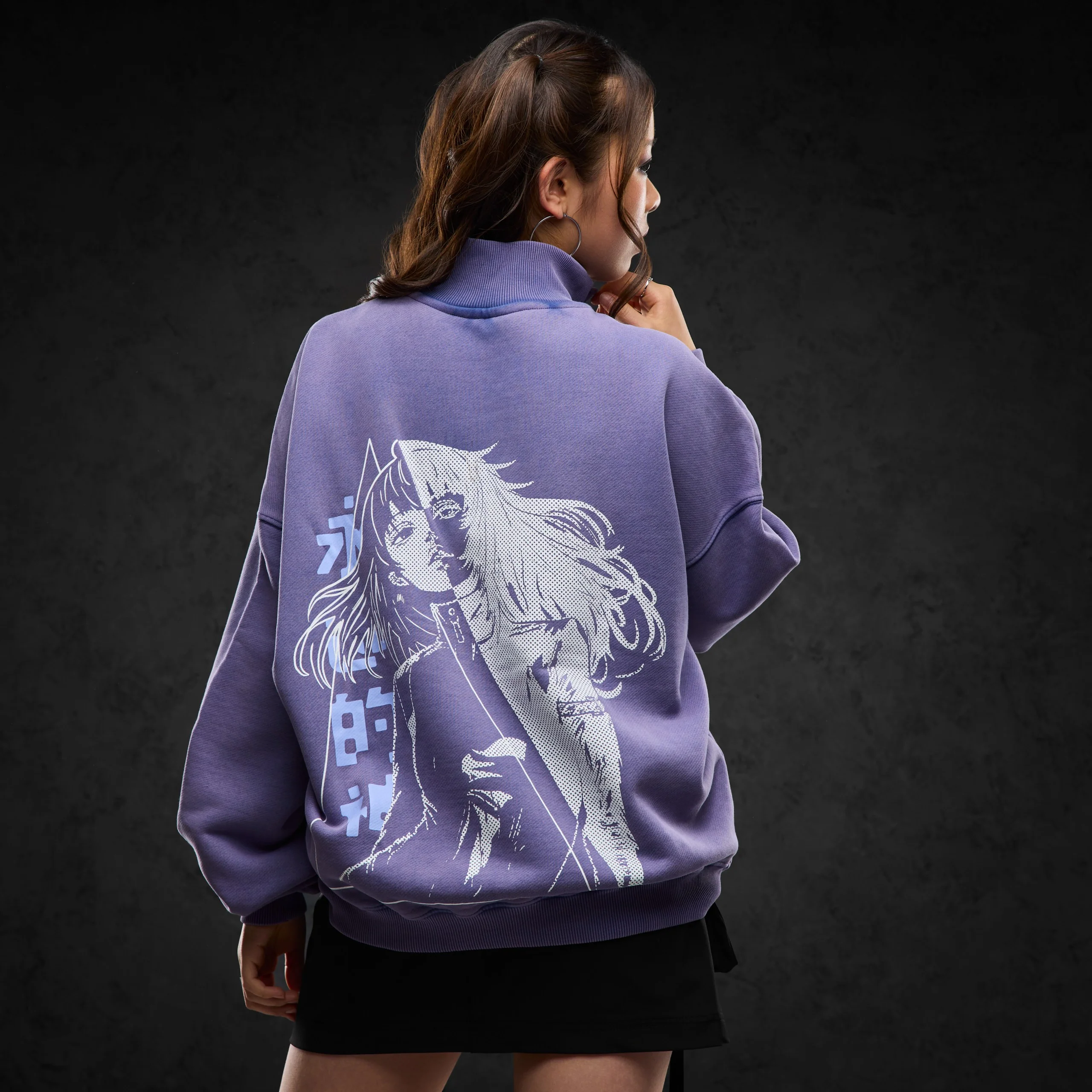 Sad Kira (purple washed)