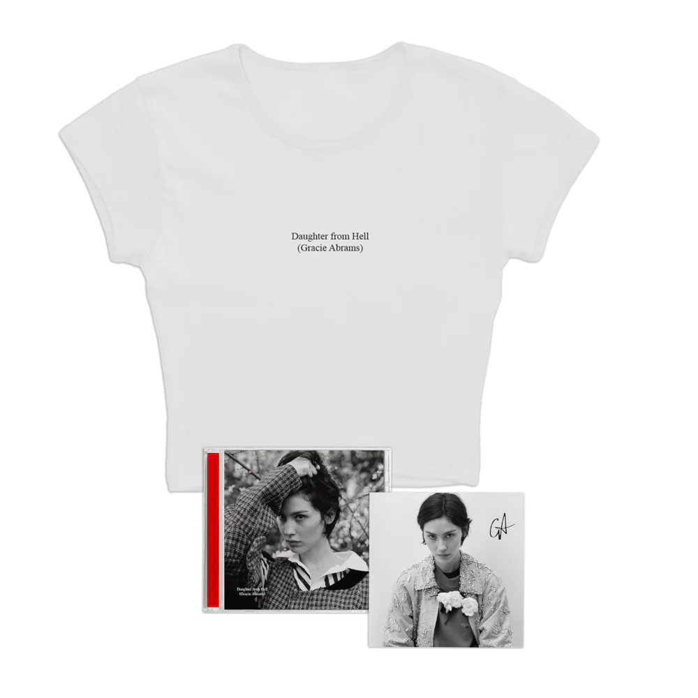 Daughter from Hell - CD (GA Exclusive) + Signed Art Card + Women's Baby T-Shirt