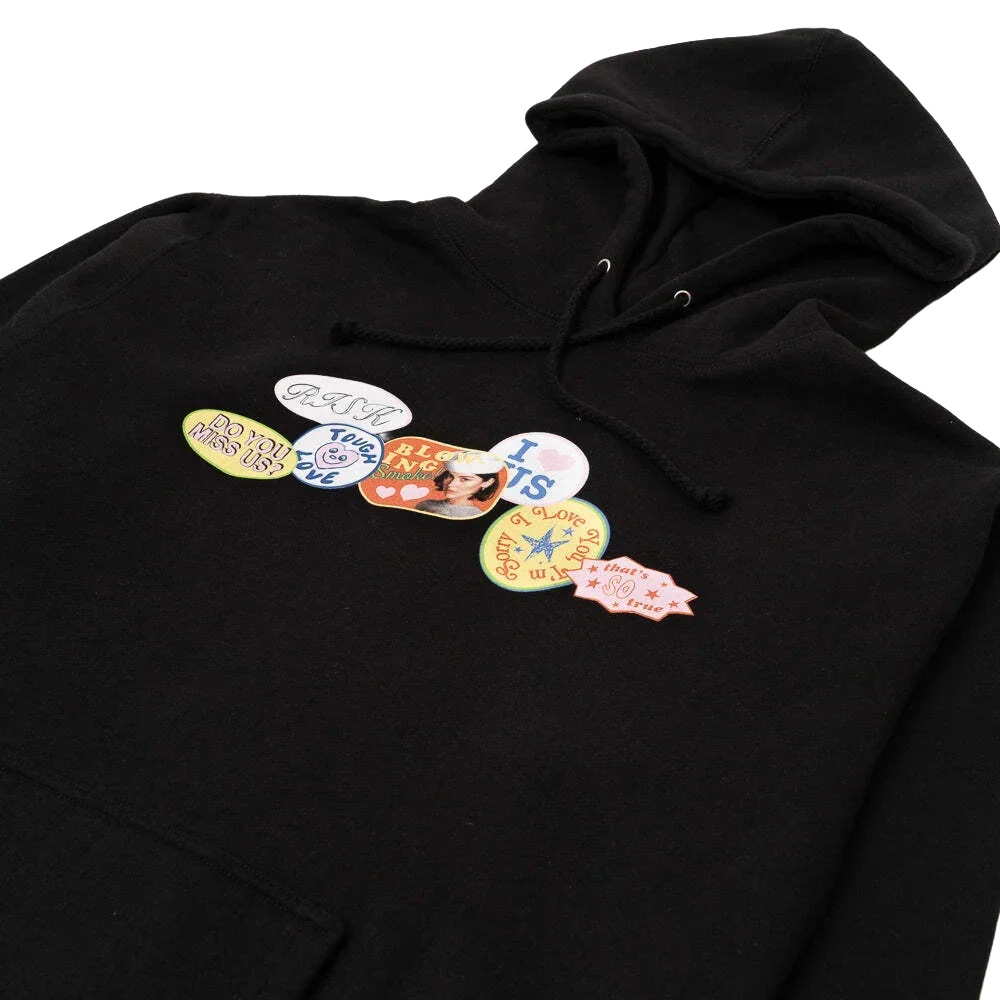 The Secret of Us Sticker Design Black Hoodie - Image 2