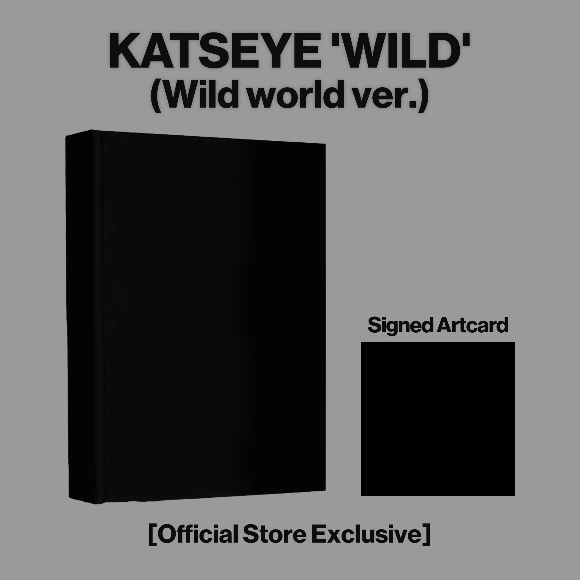 WILD (Wild World ver.) - Official Store Exclusive CD + Signed Artcard