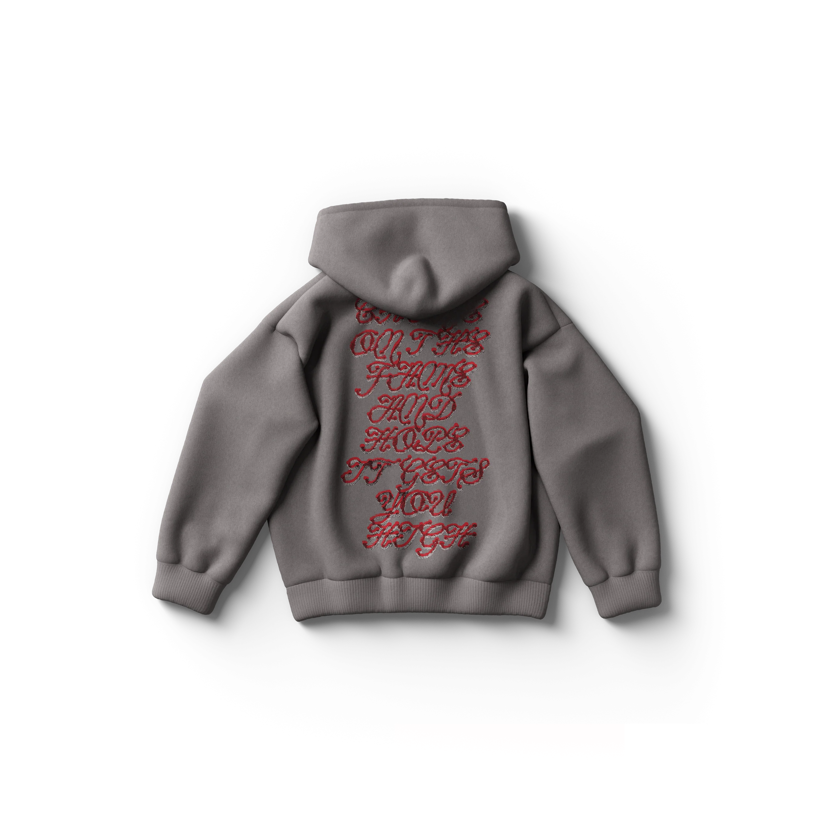 Perfect Celebrity Gray Hoodie - Image 2