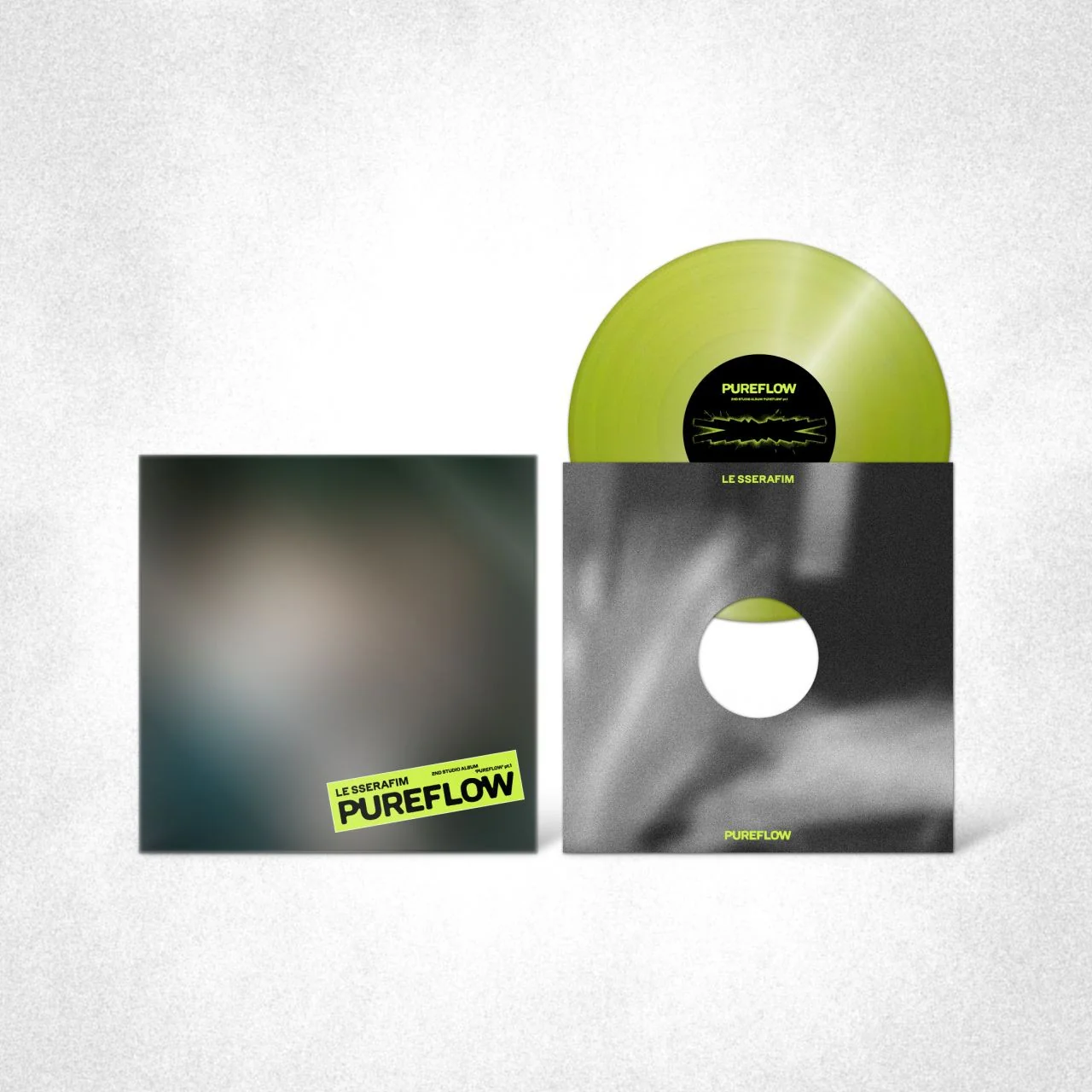 2nd Studio Album ‘PUREFLOW’ pt.1 Vinyl (Electric Yellow Glitter Ver.)
