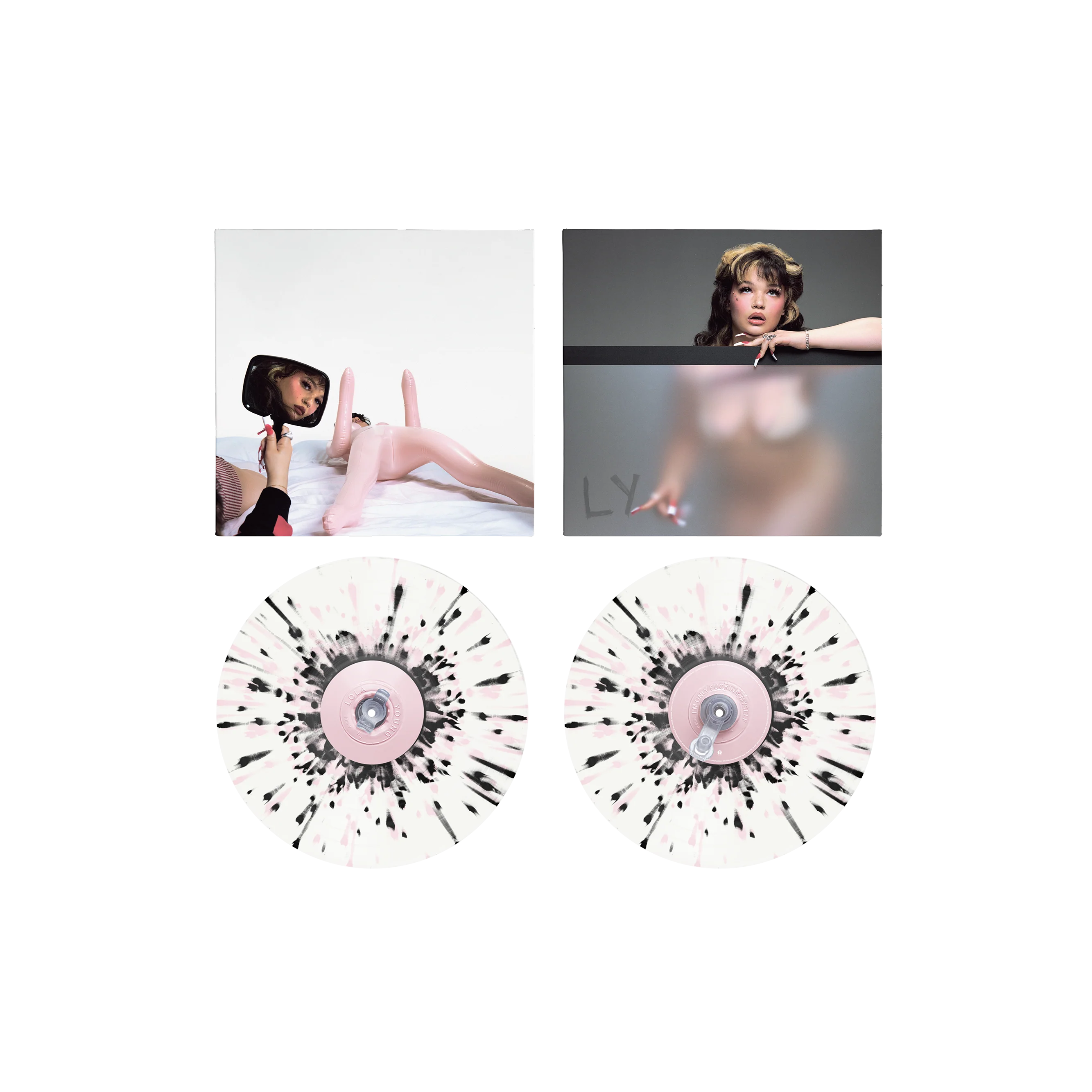 I’m Only F**king Myself: The ‘Blisters’ Edition (Pink & Black Splatter Vinyl LP) - Image 2