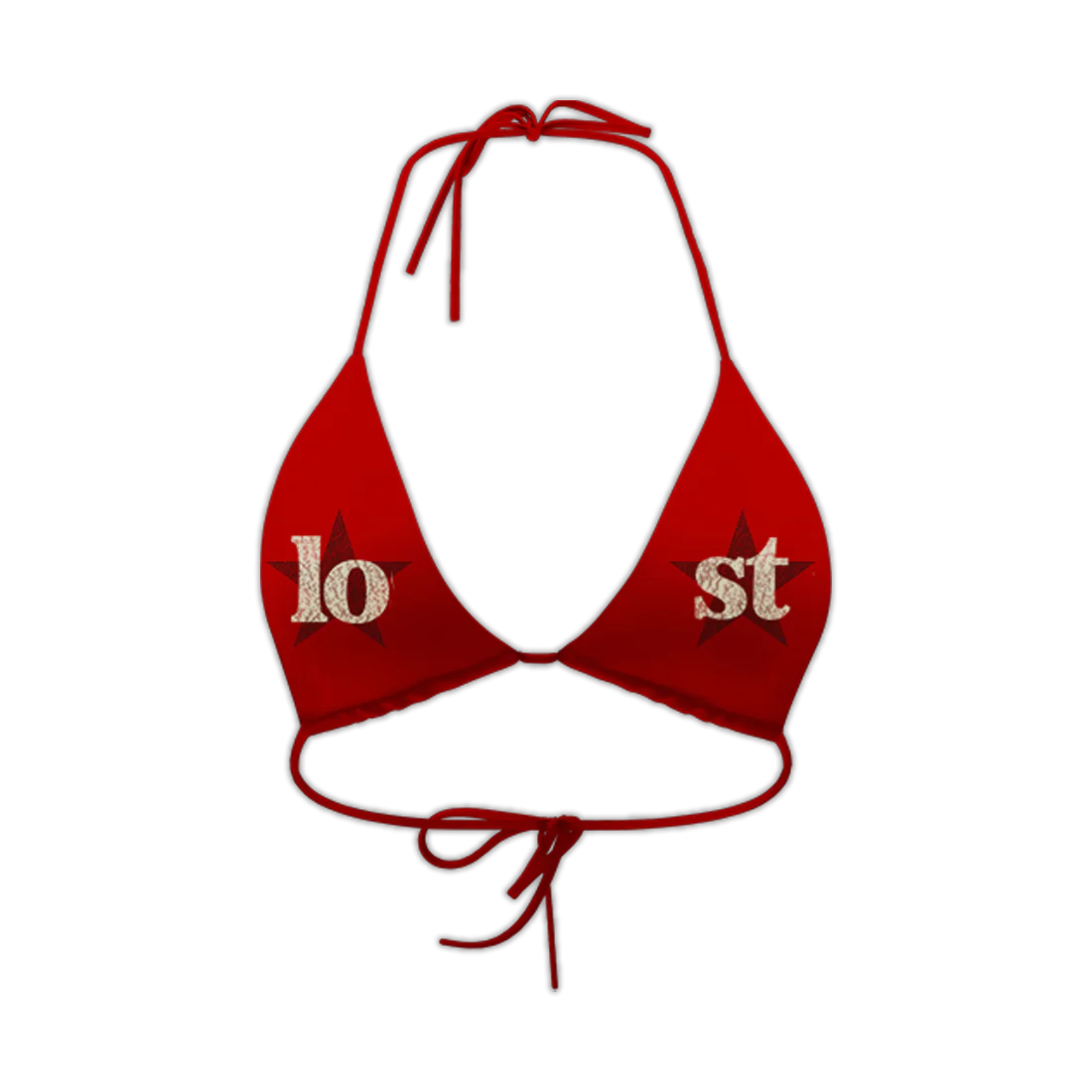 lost americana bikini top