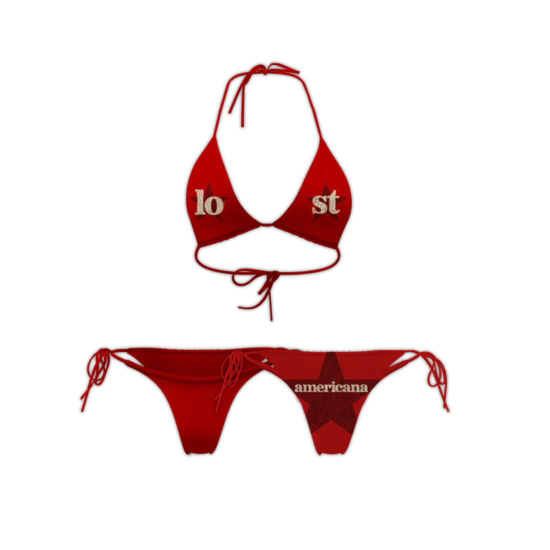 lost americana bikini top - Image 2