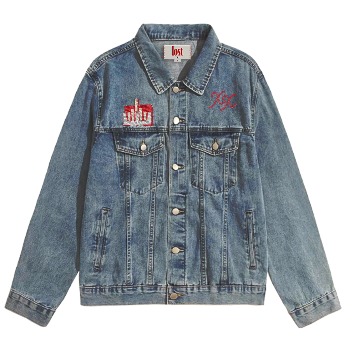 lost americana denim jacket