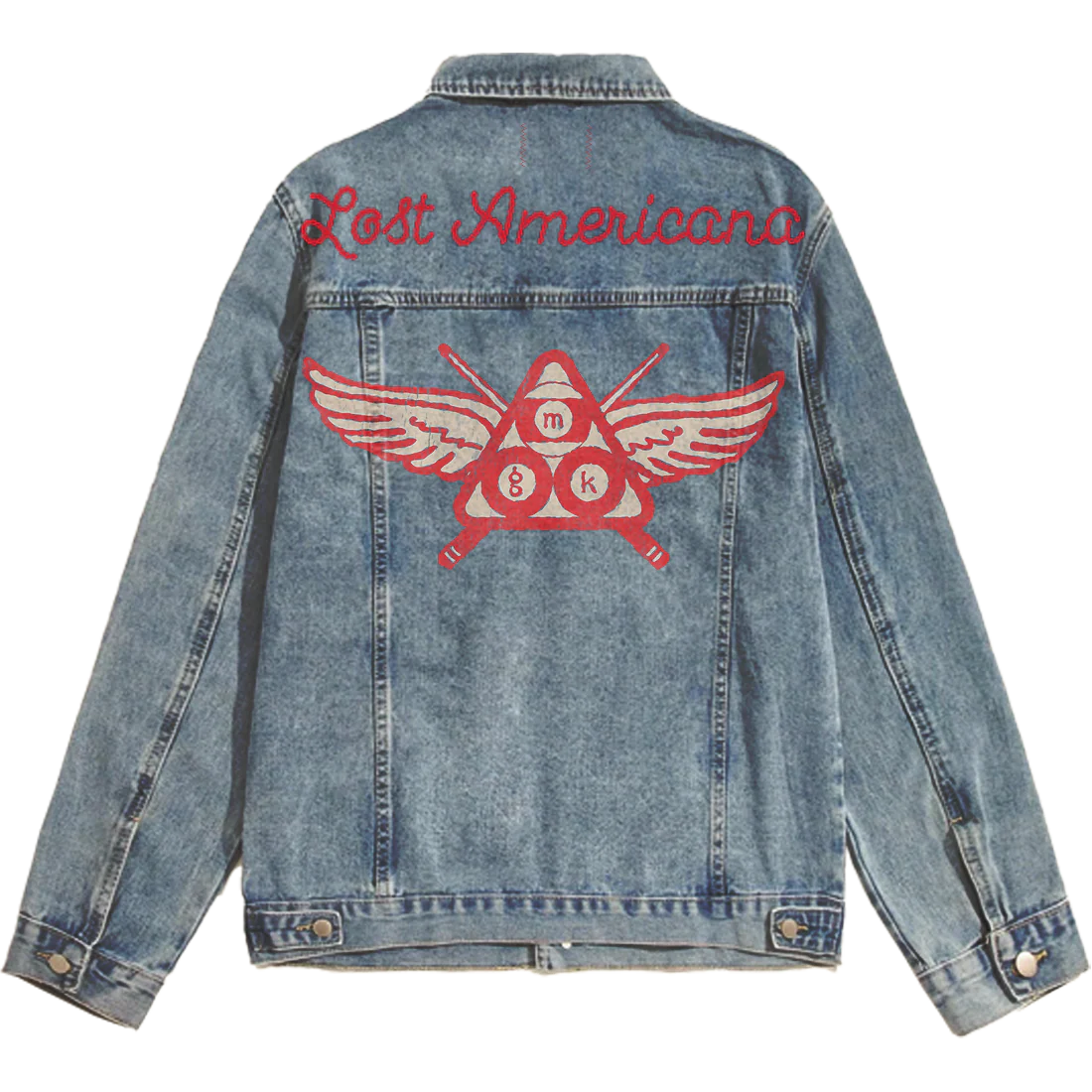 lost americana denim jacket - Image 2