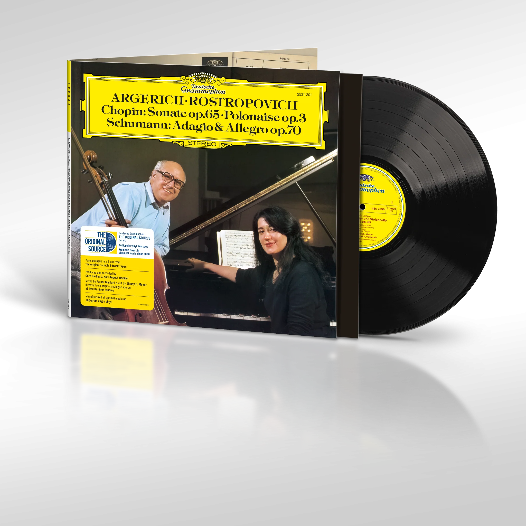 Chopin: Sonate Op. 65, Polonaise Op. 3 / Schumann: Adagio & Allegro Op. 70