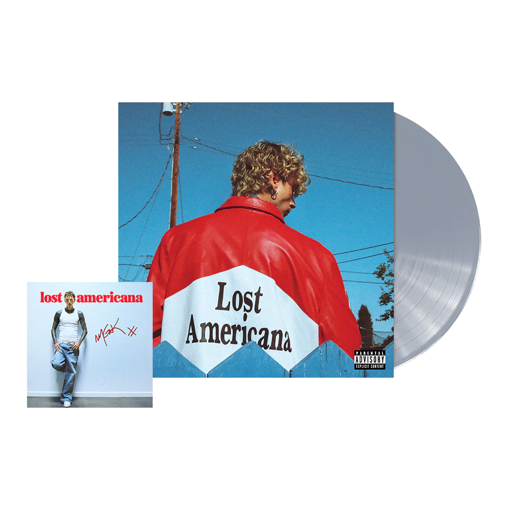 lost americana - exclusive platinum metallic vinyl + signed art card