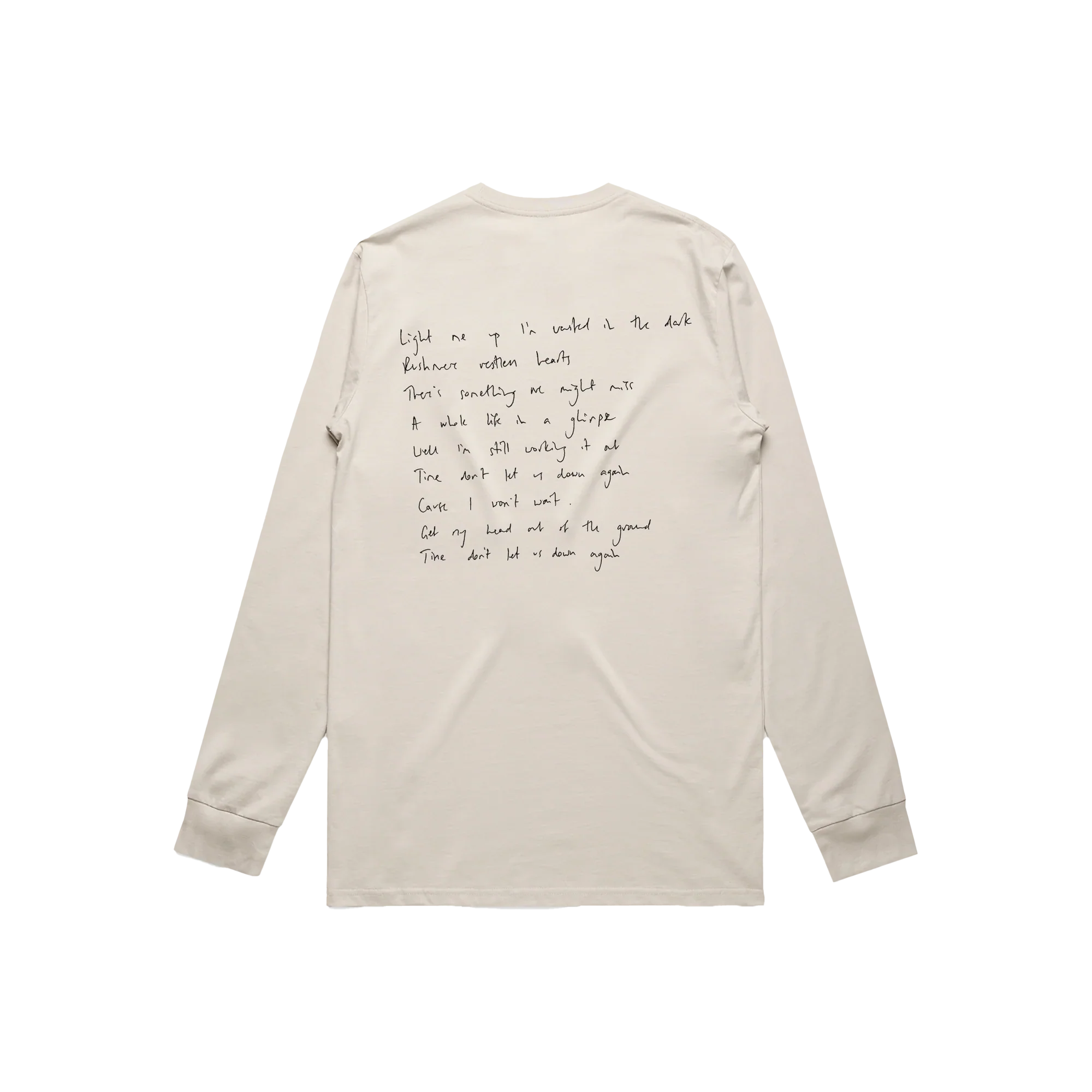 Bone Long Sleeve Lyric T-Shirt - Image 2