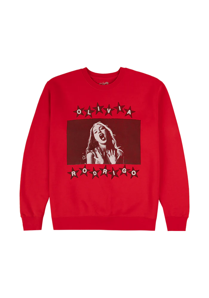 All-American Red Photo Crewneck