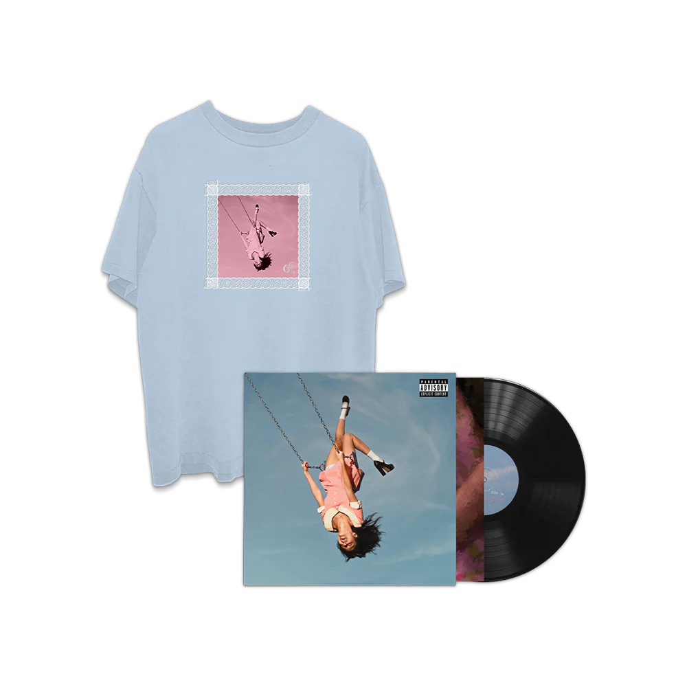 you seem pretty sad for a girl so in love - 'spark in the dark' black vinyl + t-shirt bundle