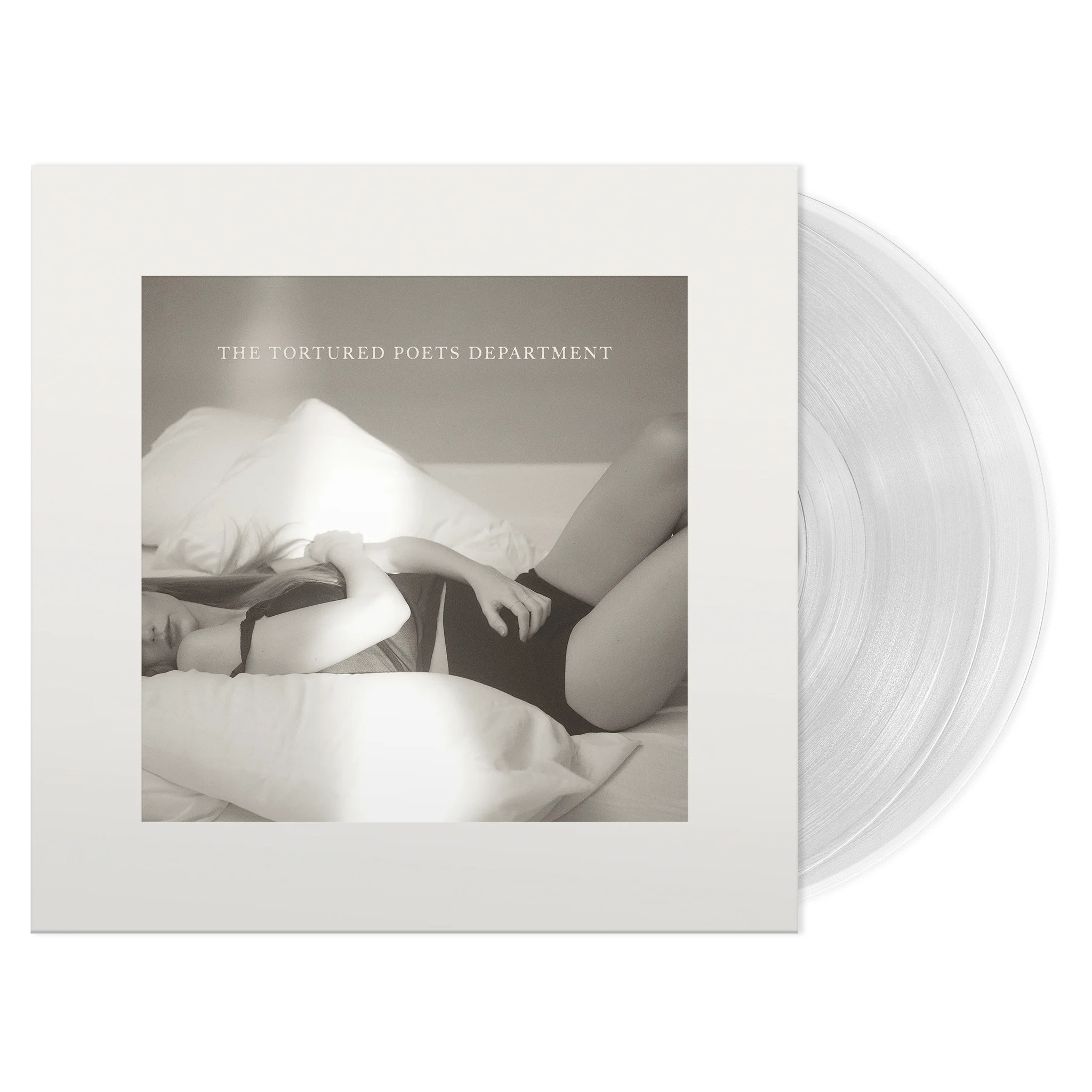 The Tortured Poets Department Phantom Clear Vinyl + Bonus Track “The Manuscript”