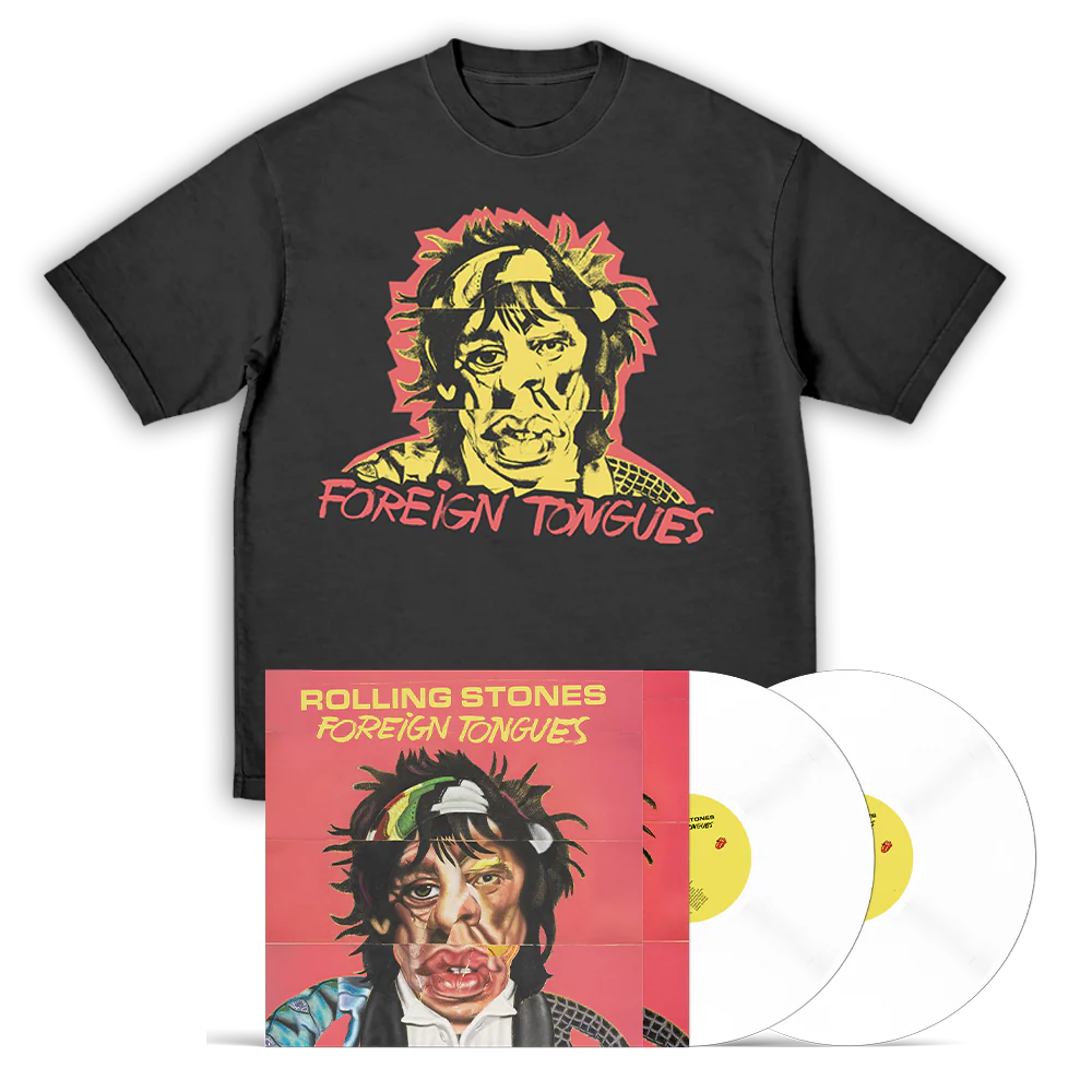 Foreign Tongues Store Exclusive White Vinyl 2LP + Foreign Tongues T-Shirt