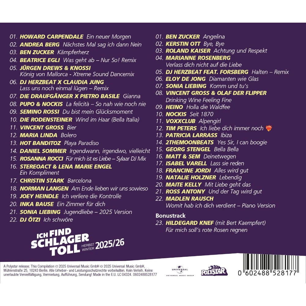 Ich find Schlager toll - Herbst/Winter 2025/26 - Image 2